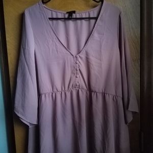 Torrid Pink Babydoll Blouse